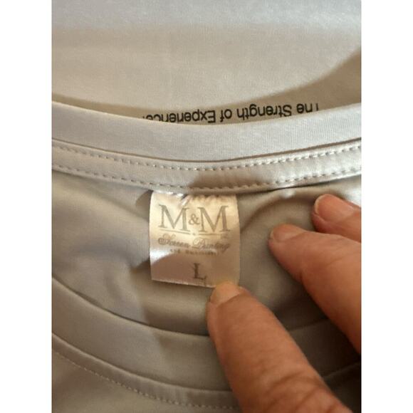 M & M Women 2018 Two Cities Marathon Sports Half 5K Running T-Shirt Size L Gray - Picture 6 of 7